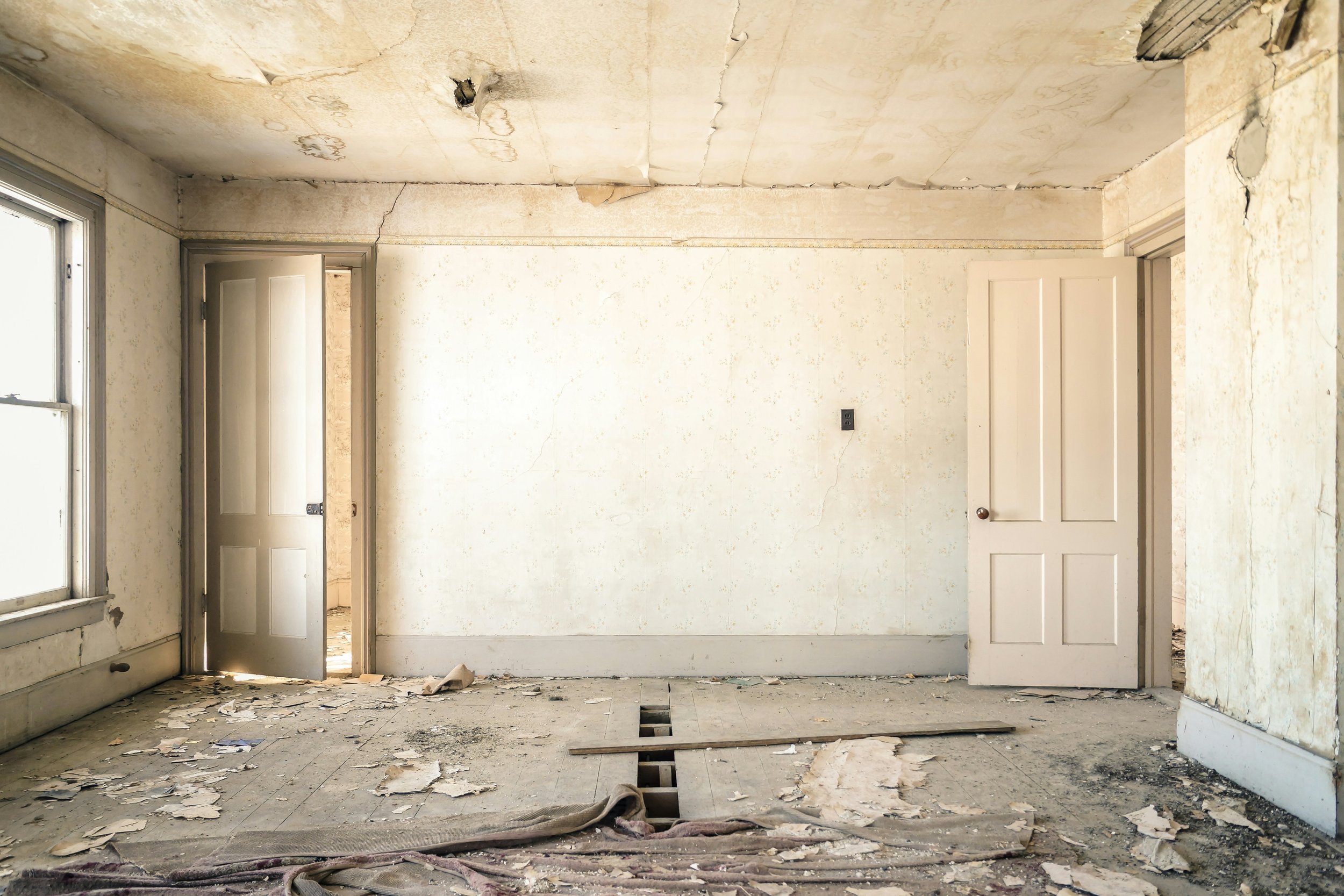 Room being renovated